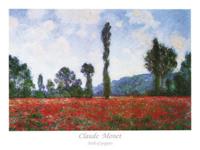 Kunstdruk Claude Monet - Field of Poppies 80x60cm