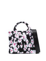 MSGM sac à main à fleurs - Noir