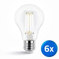 Slimme filament LED lamp van Milight - Dual white 7W E27 fitting - A60 model voordeelset van 6