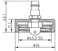 Ate Vent connector 20