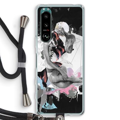 Camouflage de sommeil: Sony Xperia 5 III Transparant Hoesje met koord