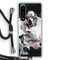 Camouflage de sommeil: Sony Xperia 5 III Transparant Hoesje met koord