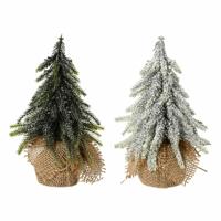 Kerstboom Everlands Pijnboom Ø 12 x 20 cm Plastic Mini