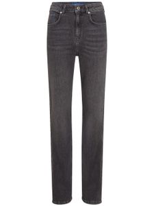 Karl Lagerfeld Jeans jean droit à taille haute - Gris