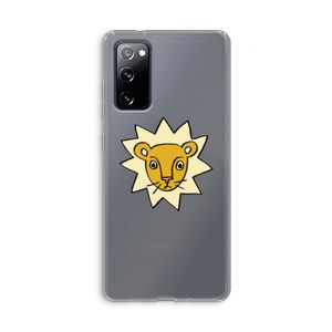 Kleine leeuw: Samsung Galaxy S20 FE / S20 FE 5G Transparant Hoesje