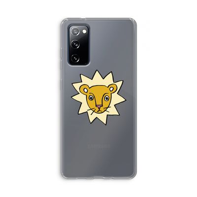 Kleine leeuw: Samsung Galaxy S20 FE / S20 FE 5G Transparant Hoesje