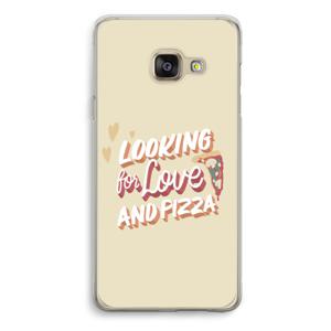 Pizza is the answer: Samsung Galaxy A3 (2016) Transparant Hoesje