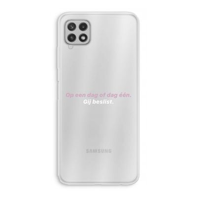 gij beslist: Samsung Galaxy A22 4G Transparant Hoesje