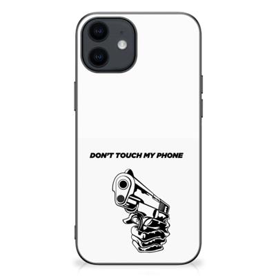 iPhone 12 Pro | 12 (6.1") | TPU Hoesje | Gun Don&apos;t Touch My Phone