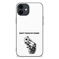 iPhone 12 Pro | 12 (6.1") | TPU Hoesje | Gun Don&apos;t Touch My Phone