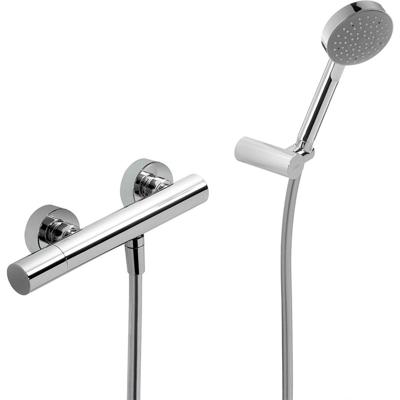 Douchekraan Tres Max | Opbouw | Mengkraan | 1-weg | hoh 15 cm | 1-knop | Rond | Chroom