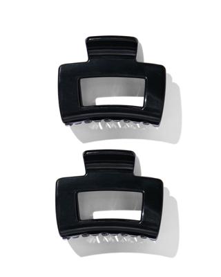 HEMA Haarklemmen 5 Cm - 2 Stuks Zwart