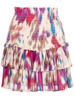 MARANT ÉTOILE Naomi smocked cotton skirt - Tons neutres - thumbnail