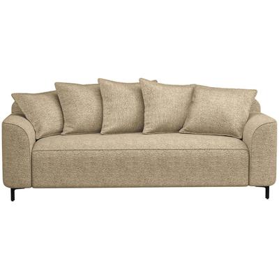 Leen Bakker - Bank Elsa 3-zits - Anthology - Stof - Taupe - 99x228x84 Cm