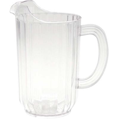 Karaf - polycarbonaat kunststof - 1 liter - sapkan/ waterkan - 12 x 18 cm