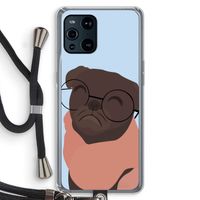 Ludo: Oppo Find X3 Pro Transparant Hoesje met koord