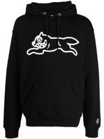 ICECREAM hoodie Running Dog à bords nervurés - Noir