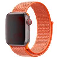 Apple Watch Nylon Geweven Sport Band - Spicy Oranje - 38, 40, 41 & 42mm