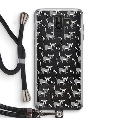 Makis: Samsung Galaxy J8 (2018) Transparant Hoesje met koord