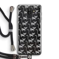 Makis: Samsung Galaxy J8 (2018) Transparant Hoesje met koord