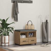 Halbank met kussen met lade Artisan Eiken 60 x 38 x 46 cm