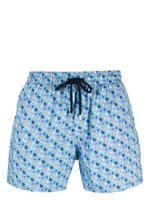 Vilebrequin short de bain Moorise à imprimé graphique - Bleu