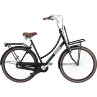 Popal Transportfiets dames Daily Dutch Prestige 28 Inch 57 cm Dames 3V Terugtraprem Matzwart - thumbnail