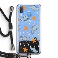 Manta: Samsung Galaxy A40 Transparant Hoesje met koord