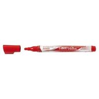 Whiteboardmarker Bic Velleda liquid rond medium rood | 12 stuks