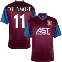 Aston Villa Retro Voetbalshirt 1997-1998 + Collymore 11