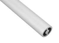 KOKER ROND/OVAAL 28x26x3 ALUM. 600CM MAT NATUREL (3850) KOKER ROND/OVAAL 28x26x3 ALUM. 600CM MAT NATUREL (3850)
