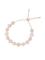 APM Monaco bracelet Nacre Heart & Dot à design ajustable - Rose