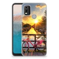 Nokia C21 Plus | Silliconen Back Cover | Amsterdamse Grachten