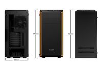 be quiet! PURE BASE 600 Window tower behuizing 2x USB-A 3.2 (5 Gbit/s), 2x Audio, Window-kit - thumbnail