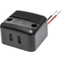 ProCar Opbouw-Power USB-C dubbele stekkerdoos PD/QC max. 2x 30 W. 12 V, 24 V ProCar Opbouw-Power USB-C dubbele stekkerdoos PD/QC max. 2x 30 W. 12 V, 24 V