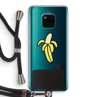 Banana: Huawei Mate 20 Pro Transparant Hoesje met koord