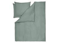 LIVARNO Satijnen dekbedovertrek 200 x 200 cm (Groen)