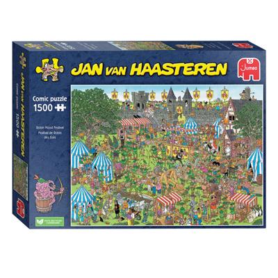 Jumbo Jan haasteren legpuzzel - robin hood festival, 1500st.