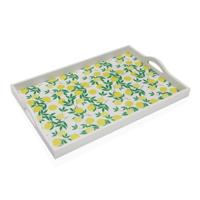 Dienblad Versa Hout MDF 30 x 5 x 45 cm Citroen