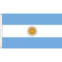 Polyester mega vlag Argentinie 150 x 240 cm