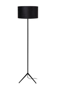 Lucide TONDO - Vloerlamp - Ø 38 cm - 1xE27 - Zwart