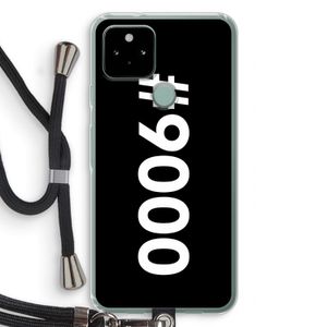 #9000: Pixel 5 Transparant Hoesje met koord