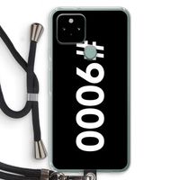 #9000: Pixel 5 Transparant Hoesje met koord