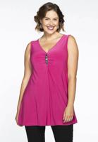 Yoek Singlet beading | Roze | Maat 40