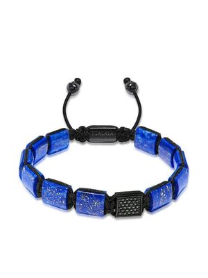 Nialaya Jewelry bracelet Lapis à lien de resserrage - Noir