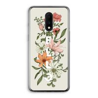 Hello bloemen: OnePlus 7 Transparant Hoesje