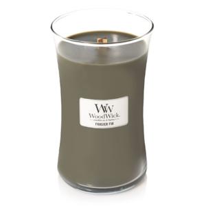 WoodWick Frasier Fir kaars Rond Amber, Cederhout, Muskus, Eikenmos Olijf 1 stuk(s)