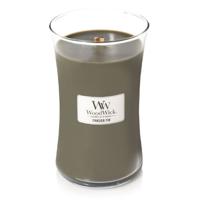 WoodWick Frasier Fir kaars Rond Amber, Cederhout, Muskus, Eikenmos Olijf 1 stuk(s) - thumbnail