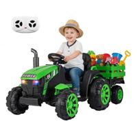 24V Kindertractor Met Aanhanger Elektrische Tractor Met Afstandsbediening