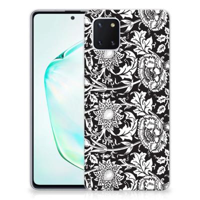 Samsung Galaxy Note 10 Lite | TPU Case | Black Flowers Samsung Galaxy Note 10 Lite | TPU Case | Black Flowers